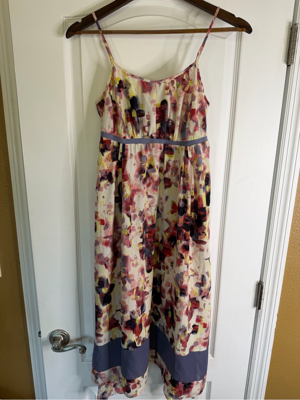 Simply Vera Vera Wang Floral Spaghetti-Strap Dress With Watercolor Print Size XS